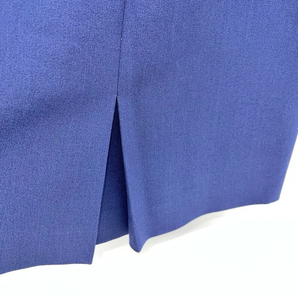 Anne Klein The Executive Collection Royal/Navy Blue Classic Pencil Skirt Size 4 - Picture 7 of 10